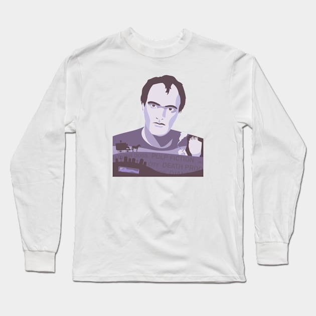 QUENTIN TARANTINO Long Sleeve T-Shirt by FannyOW